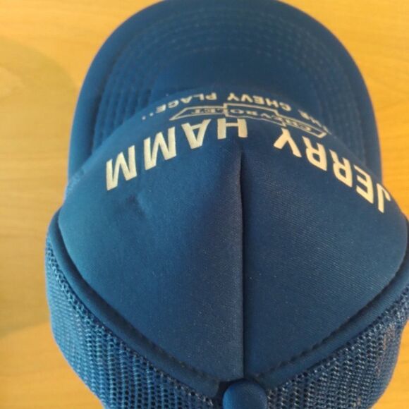 Deadstock Vintage Jerry Hamm Chevrolet Snap Back Trucker Hat - Picture 6 of 9